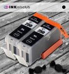 2 Pack Canon PGI-250XL (6432B001) High Yield Pigment Black Compatible Ink cartridge