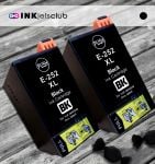 Remanufactured G&G compatible replacement for 2 Pack Epson 252XL (T252XL120) Black High Yield Compatible  Ink Cartridges
