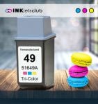 HP 49 (51649A) Tri-Color Compatible Ink cartridge HP 49 (51649A) Tri-Color Compatible Ink cartridge