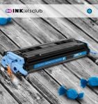 HP 124A (Q6001A) Cyan Compatible  Toner Cartridge for