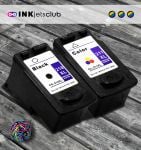 2 Pack - Canon PG-210 & CL-211 Compatible  Ink Cartridge Value Pack