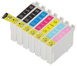 Remanufactured G&G compatible replacement for 7 Pack - Epson 98/99 Ink Cartridges Value Pack. Includes, 2 Black, 1 Cyan, 1 Magenta, 1 Yellow, 1 Light Cyan, 1 Light Magenta Compatible  Ink Cartridges