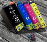 Remanufactured G&G compatible replacement for 4 Pack - Epson 252XL High Yield Ink Cartridge Value Pack. Includes 1 Black, 1 Cyan, 1 Magenta and 1 Yellow Compatible  Ink Cartridges