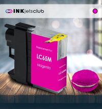 Brother LC65M High Yield Magenta Compatible Ink cartridge. (LC65 Series)