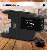 Brother LC75BK High Yield Black Compatible Ink cartridge
