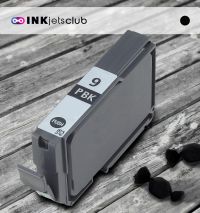 Canon PGI9PBK Photo Black Compatible Inkjet Cartridge (With Chip) for Pixma MX7600 & Pro9500