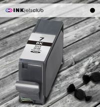 Canon PGI7Bk Black Compatible Inkjet Cartridge (With Chip) for Pixma MX7600
