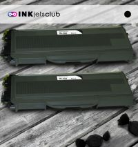 2 Pack Brother TN360 High Yield Compatible Black Toner Cartridge