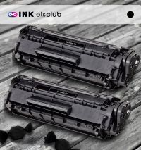2 Pack Canon 104 (0263B001AA) Compatible Black Toner Cartridge 