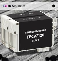 Remanufactured G&G compatible replacement for 2 Pack Epson 97 Black (T097120) Extra High Yield Compatible  Inkjet Cartridge