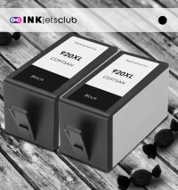 2 Pack HP 920XL (CD975AN) High-Yield Black Compatible  Inkjet Cartridge