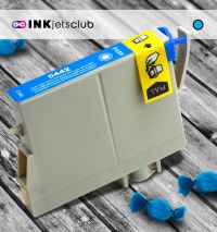 Remanufactured G&G compatible replacement for Epson 44 Cyan (T044220) Compatible  Ink Cartridge