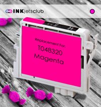 Remanufactured G&G compatible replacement for Epson 48 Magenta (T048320) Compatible  Ink Cartridge