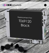 Remanufactured G&G compatible replacement for Epson 69 Black (T069120) Compatible  Ink Cartridge
