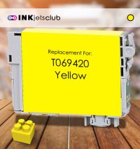 Remanufactured G&G compatible replacement for Epson 69 Yellow (T069420) Compatible  Ink Cartridge