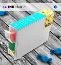 Remanufactured G&G compatible replacement for Epson 87 Cyan (T087220) Compatible  Inkjet Cartridge