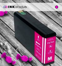 Remanufactured G&G compatible replacement for Epson 676XL (T676XL320) High Yield Magenta Compatible  Ink Cartridge