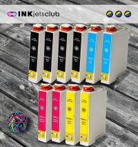 Remanufactured G&G compatible replacement for 10 Pack - Epson 200XL High Yield Ink Cartridge Value Pack. Includes 4 Black, 2 Cyan, 2 Magenta and 2 Yellow Compatible  Ink Cartridges