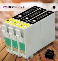 Remanufactured G&G compatible replacement for 3 Pack Epson 79 High Yield Black (T079120) Compatible  Ink Cartridge