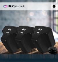 3 Pack HP 02 (C8721WN) High Yield Black Compatible Ink cartridge