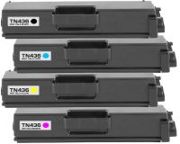 4 Pack - Brother TN436 Compatible Toners 1 Each of Super High Yield Black, Cyan, Magenta, Yellow