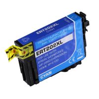 Remanufactured G&G compatible replacement for Epson 202XL (T202XL220) Cyan High Yield Compatible  Ink Cartridge.
