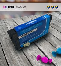Remanufactured G&G compatible replacement for Epson 822XL Cyan High-Yield Compatible Ink Cartridge