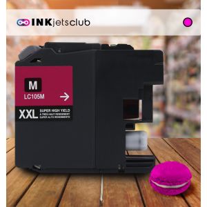 Brother LC105M Super High Yield Magenta Compatible Ink cartridge