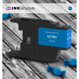 Brother LC75C High Yield Cyan Compatible Ink cartridge