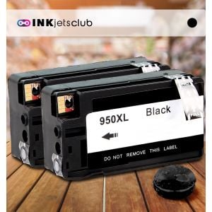 HP 950XL High-Yield Black (with Pigment Ink) Compatible Ink cartridge