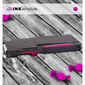 Dell 593-BBBS (VXCWK) Compatible Magenta High Yield Toner Cartridge for Dell C2660dn C2665dnf Laser Printers