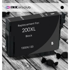 Epson 200XL High Yield Black Compatible Ink cartridge (T200XL120)
