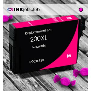 Epson 200XL Magenta Compatible High Yield Ink cartridge (T200XL320)