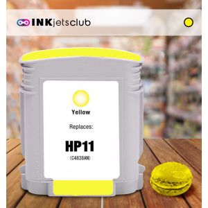 HP 11 (C4838AN) Yellow Compatible Ink cartridge