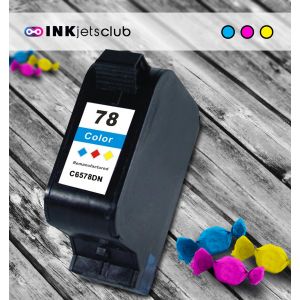 HP 78 (C6578DN) Color High Capacity Compatible Ink Cartridge