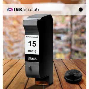 HP 15 (C6615DN) Black Compatible Ink cartridge