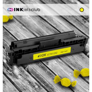 HP 410X (CF412X) High Yield, Yellow Compatible Toner Cartridge