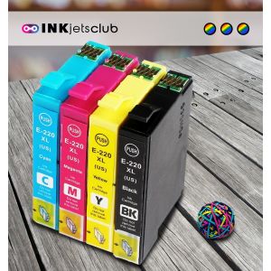High Yield Ink Cartridge Value 4 Pack for Epson WorkForce