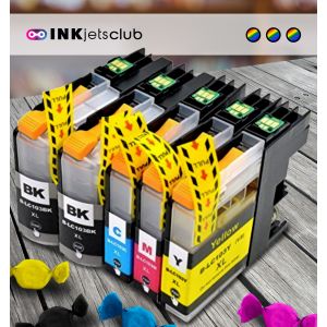 5 Pack - Brother LC103 / 101 High Yield Ink Cartridge