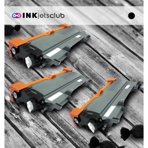 3 Pack Brother TN450 High Yield Compatible  Black Toner Cartridge