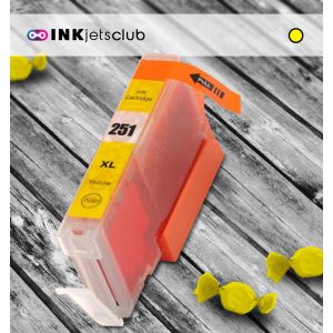 Canon CLI-251XL (6451B001) High Yield Yellow Compatible Ink cartridge