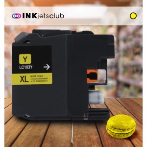 Brother LC103Y High Yield Yellow Compatible Ink cartridge