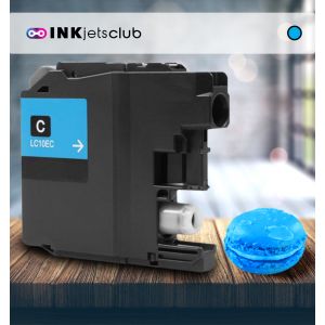 Brother LC10EC Super High Yield Cyan Compatible Ink Cartridge