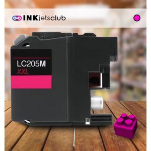 Brother LC205M Super High Yield Magenta Compatible Ink Cartridge