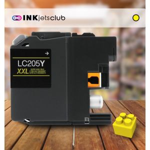 Brother LC205Y Super High Yield Yellow Compatible Ink Cartridge