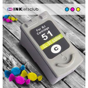 Canon CL51 High Capacity Color Compatible  Inkjet Cartridge