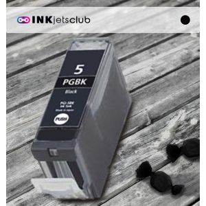 Canon PGI5Bk Pigment Black Compatible Inkjet Cartridge (With Chip)