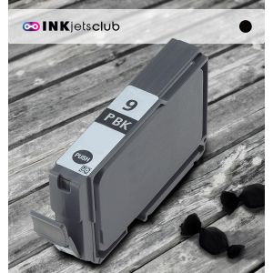 Canon PGI9PBK Photo Black Compatible Inkjet Cartridge (With Chip) for Pixma MX7600 & Pro9500