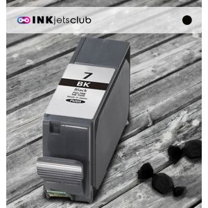 Canon PGI7Bk Black Compatible Inkjet Cartridge (With Chip) for Pixma MX7600