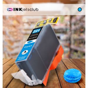 Canon CLI221 Cyan Compatible Inkjet Cartridge (With Chip)
